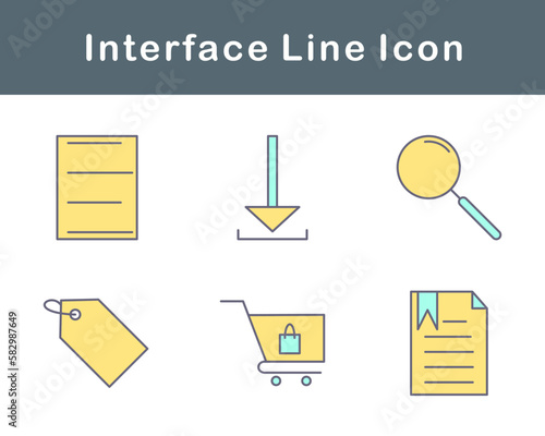 Interface Vector Icon Set