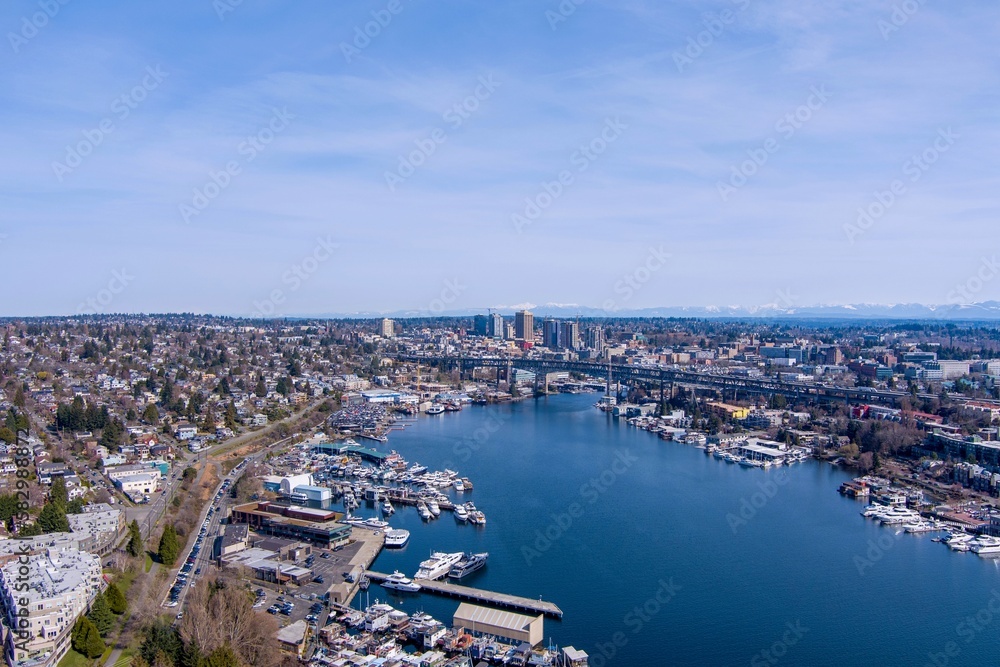 Seattle, Washington and Lake Union