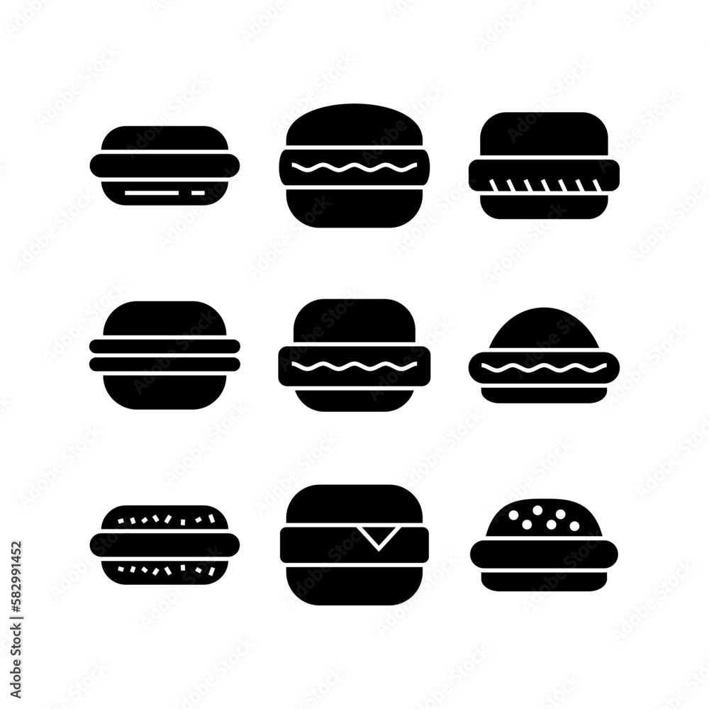 hot dogs icon or logo isolated sign symbol vector illustration - high quality black style vector icons
