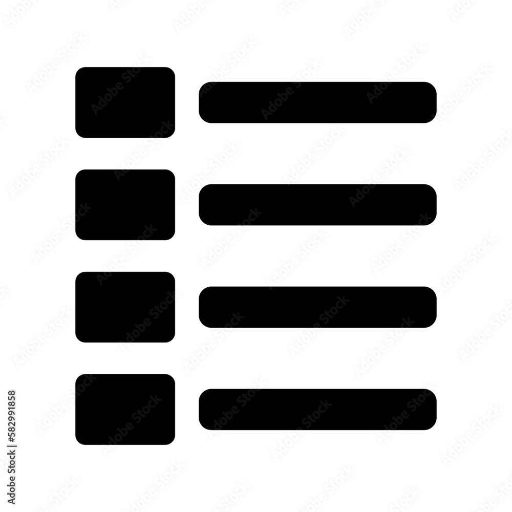 list icon or logo isolated sign symbol vector illustration - high quality black style vector icons
list icon or logo isolated sign symbol vector illustration - high quality black style vector icons
