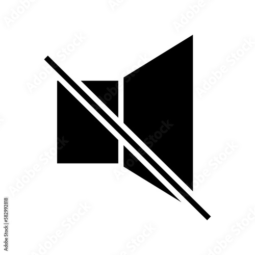 mute icon or logo isolated sign symbol vector illustration - high quality black style vector icons
