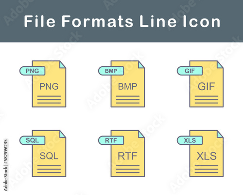 File Formats Vector Icon Set