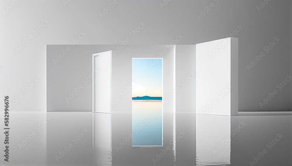 AI generated illustrations and interior space AI generated illustrations and interior space