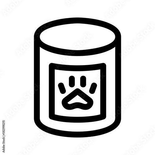 can of food icon or logo isolated sign symbol vector illustration - high quality black style vector icons
