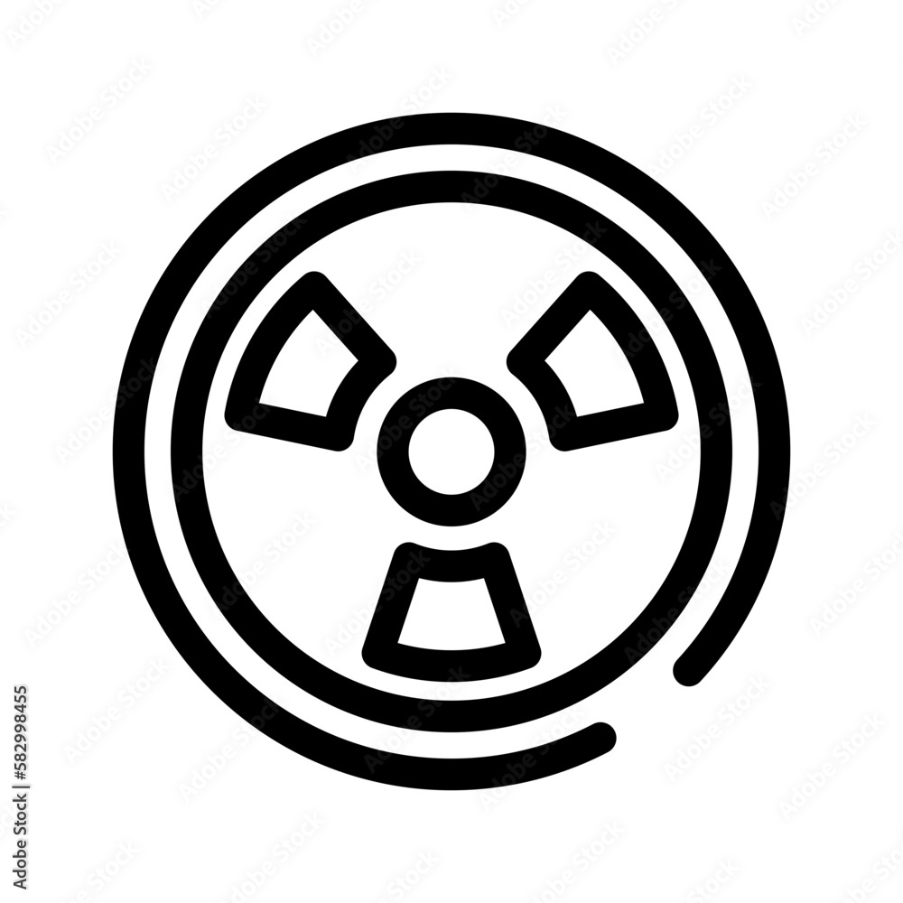 Radiation Icon Vector Symbol Design Illustration Radiation Icon Vector Symbol Design Illustration