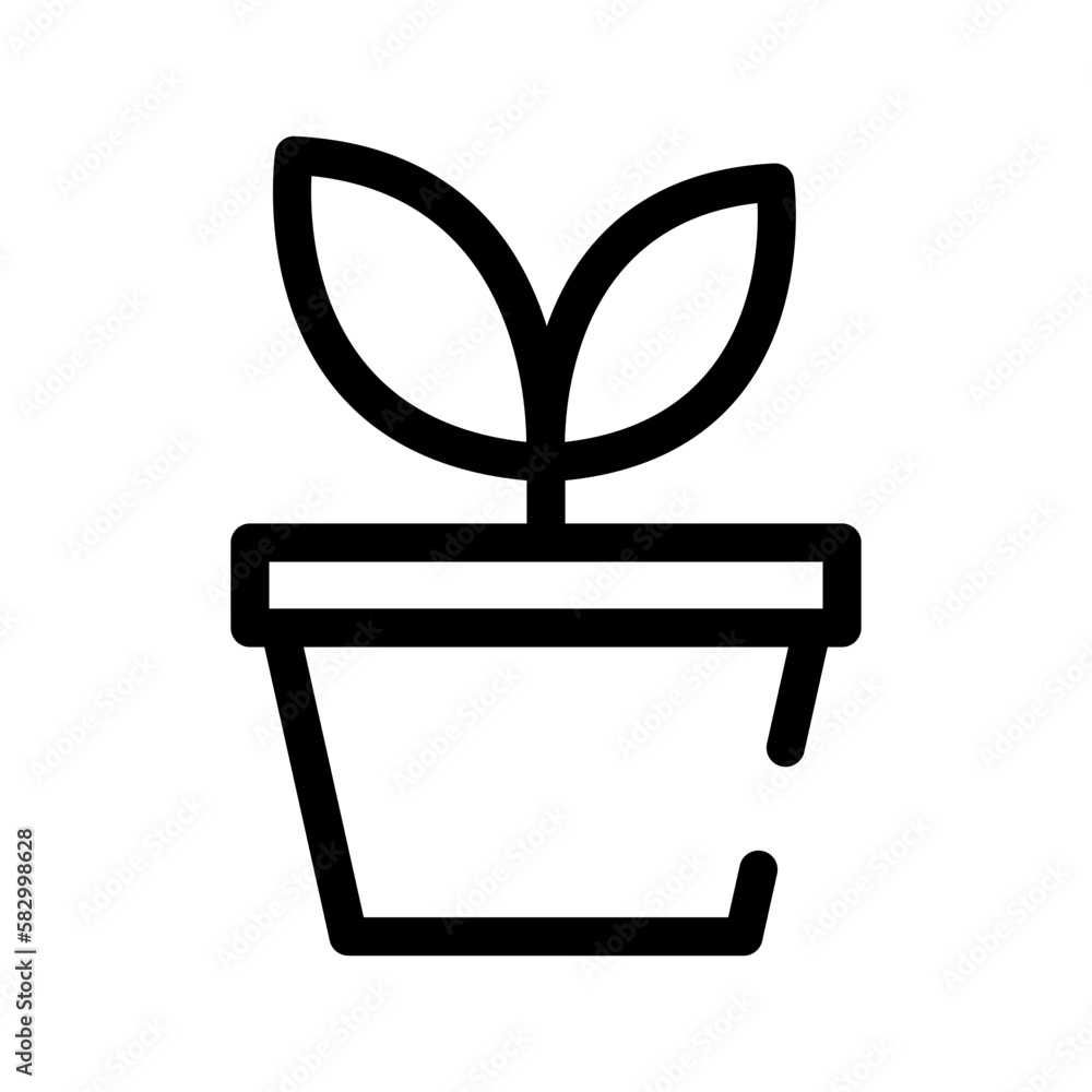 Plant Icon Vector Symbol Design Illustration Plant Icon Vector Symbol Design Illustration