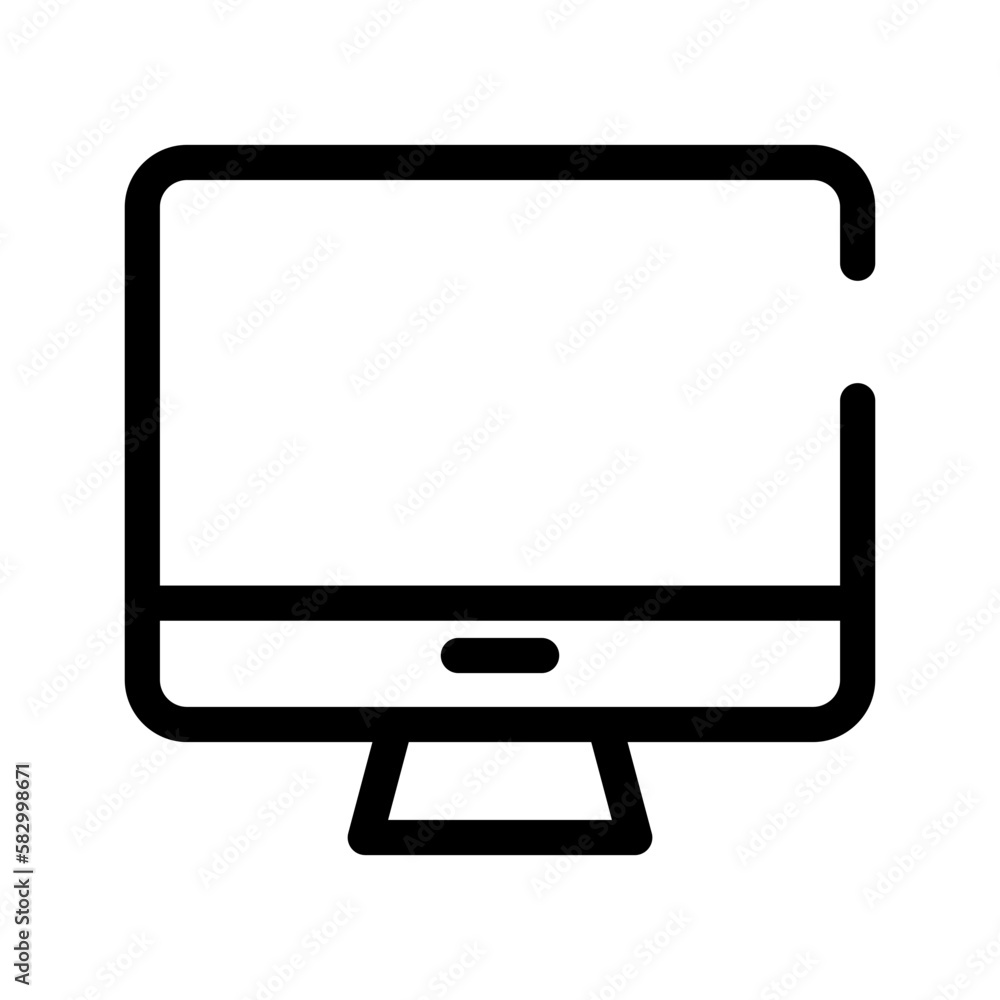 Computer Icon Vector Symbol Design Illustration Computer Icon Vector Symbol Design Illustration