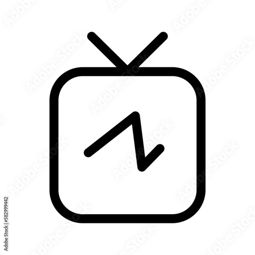 Tv Icon Vector Symbol Design Illustration