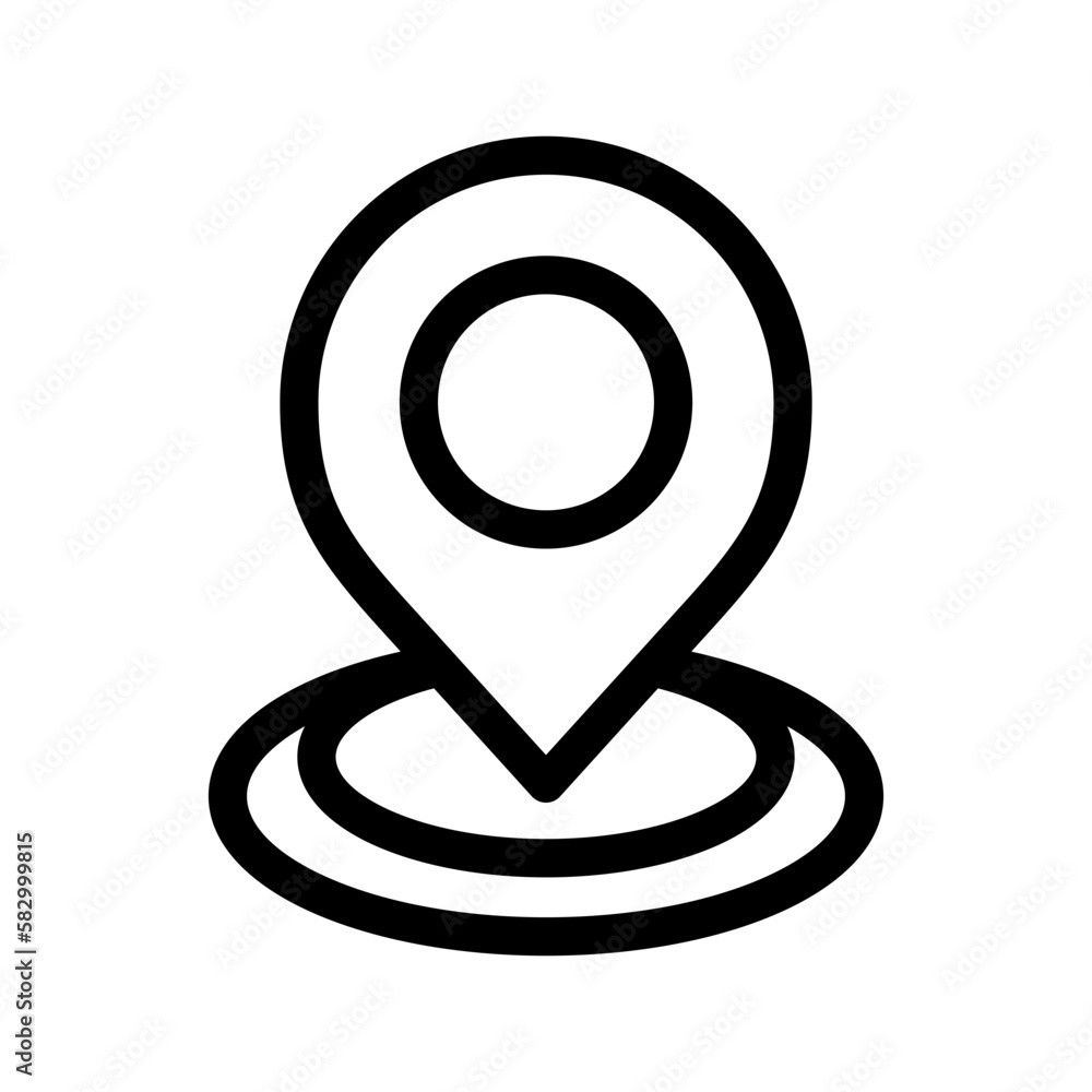 Location Icon Vector Symbol Design Illustration Location Icon Vector Symbol Design Illustration