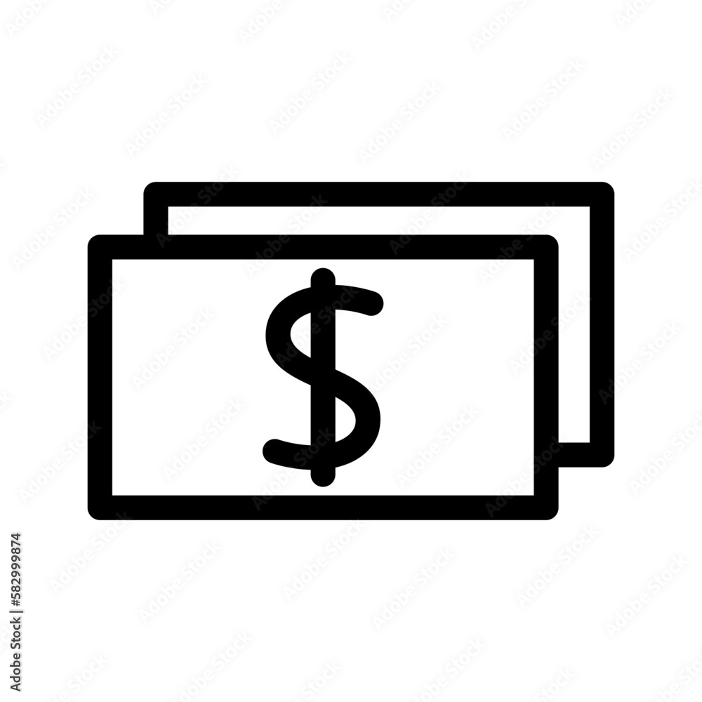 Money Icon Vector Symbol Design Illustration Money Icon Vector Symbol Design Illustration