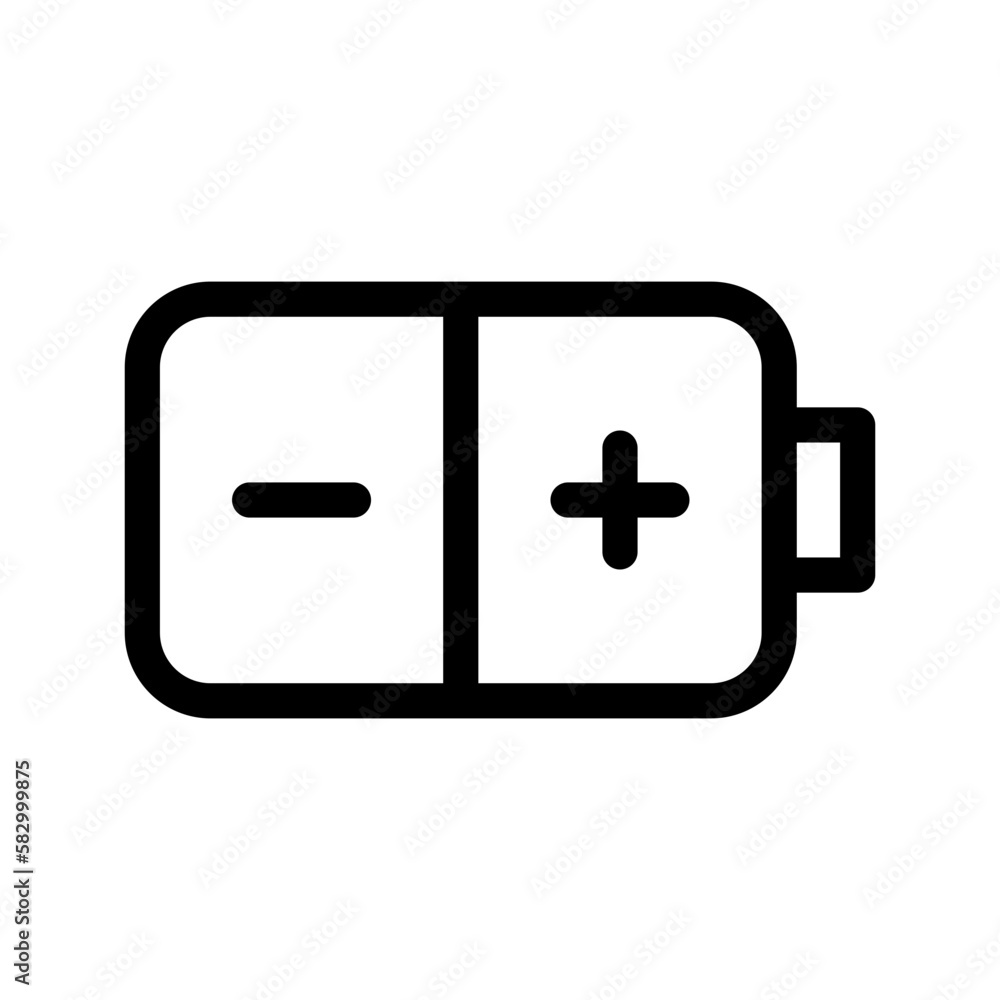 Fototapeta premium Battery Icon Vector Symbol Design Illustration