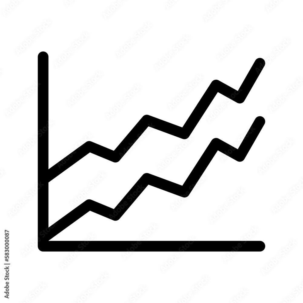 Charts Icon Vector Symbol Design Illustration Charts Icon Vector Symbol Design Illustration