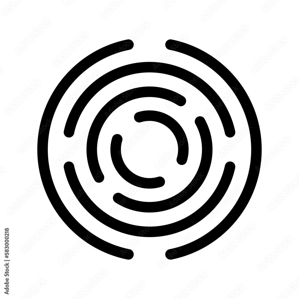 Black Hole Icon Vector Symbol Design Illustration Black Hole Icon Vector Symbol Design Illustration