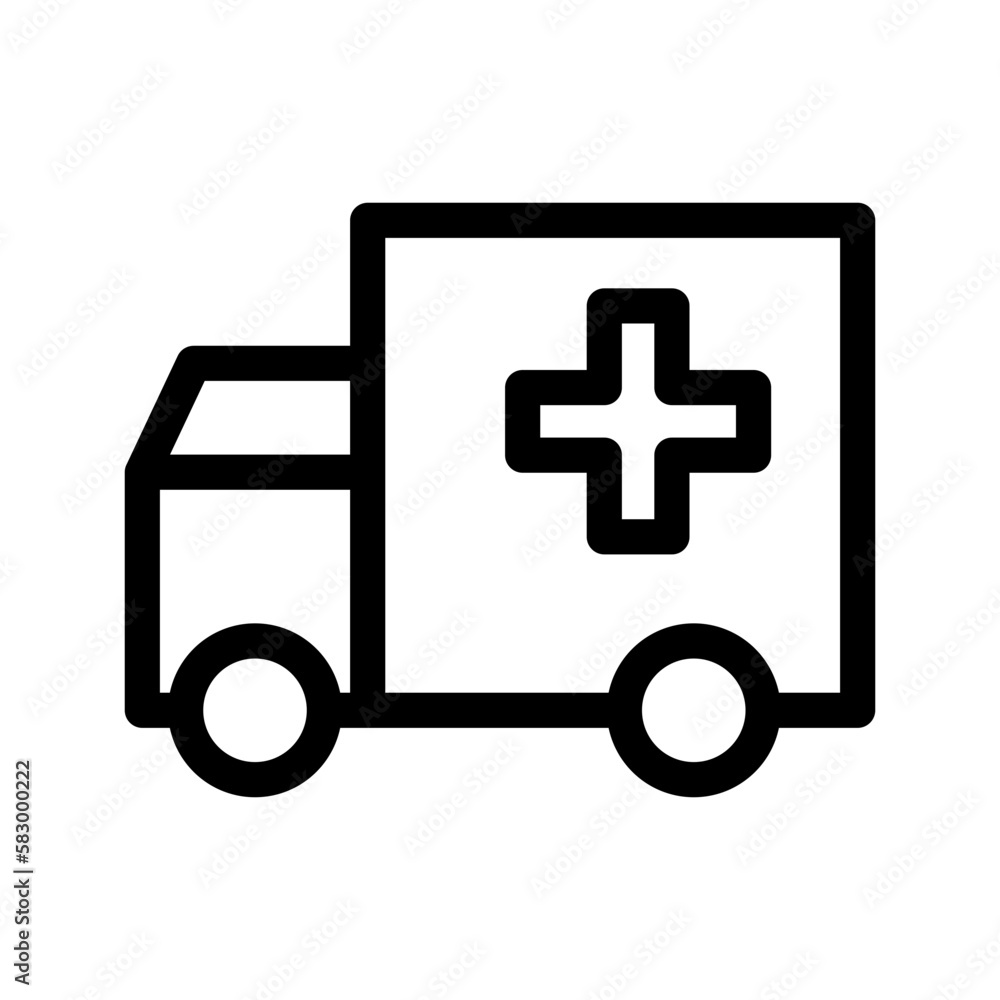 Ambulance Icon Vector Symbol Design Illustration Ambulance Icon Vector Symbol Design Illustration