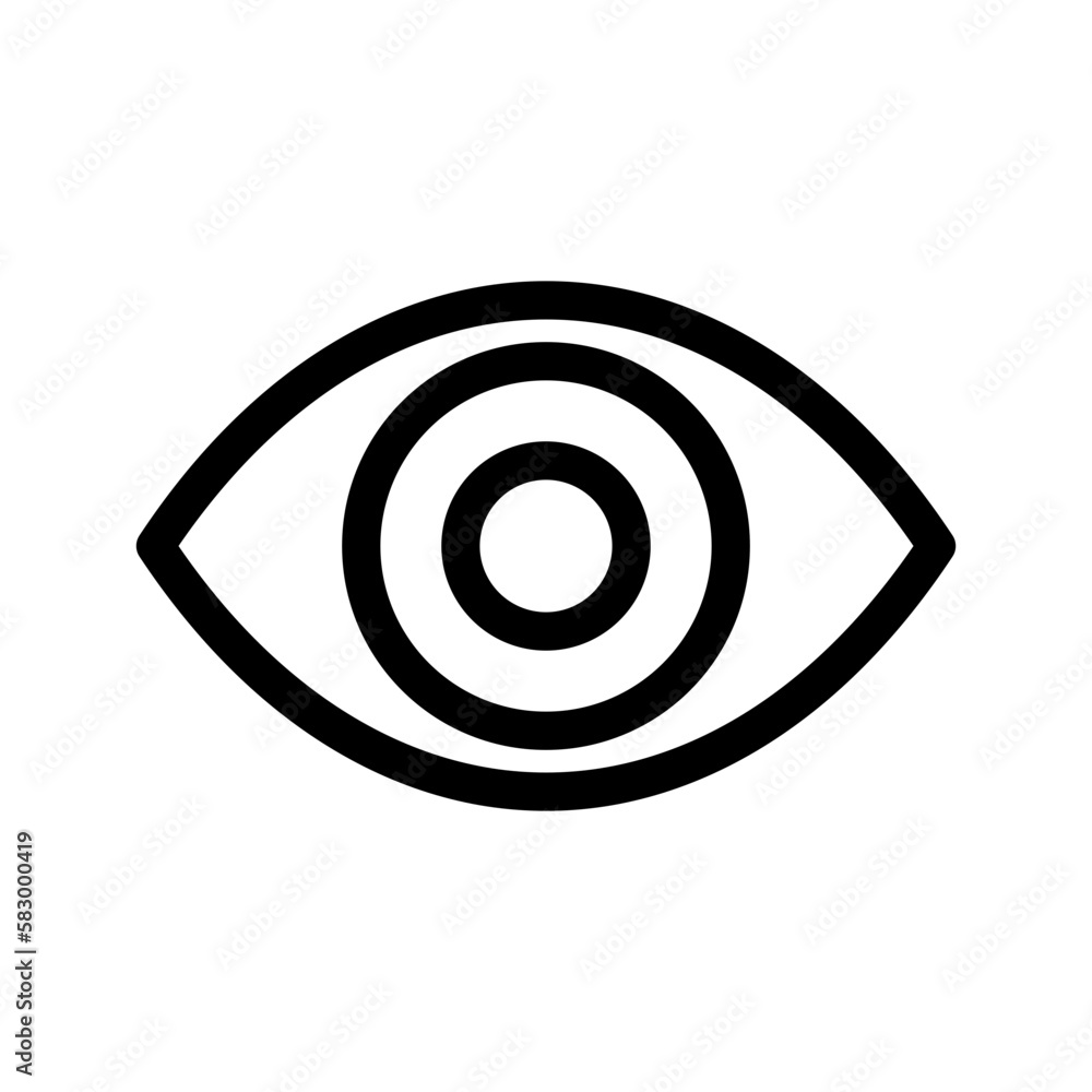 Eye Icon Vector Symbol Design Illustration Eye Icon Vector Symbol Design Illustration