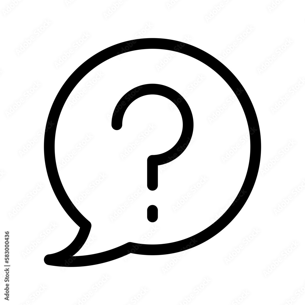 Question Icon Vector Symbol Design Illustration Question Icon Vector Symbol Design Illustration