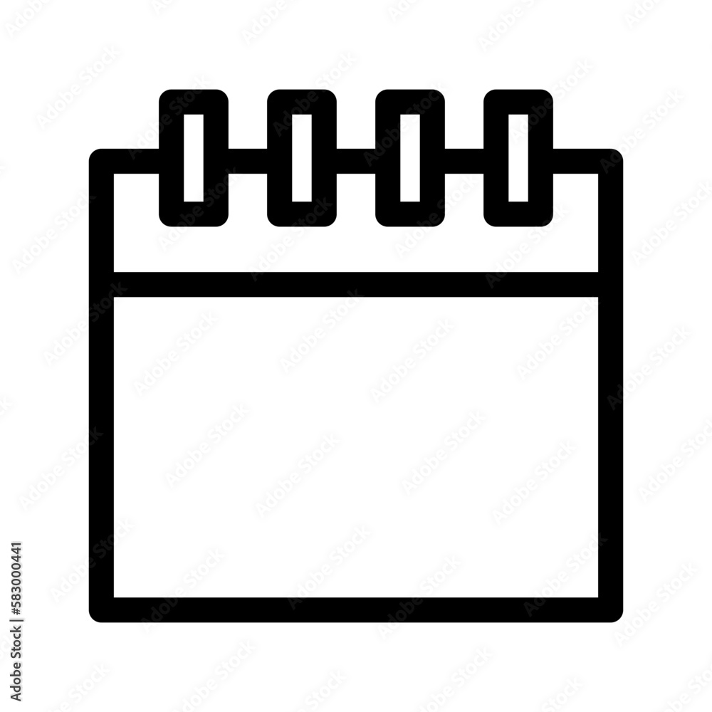 Calendar Icon Vector Symbol Design Illustration Calendar Icon Vector Symbol Design Illustration