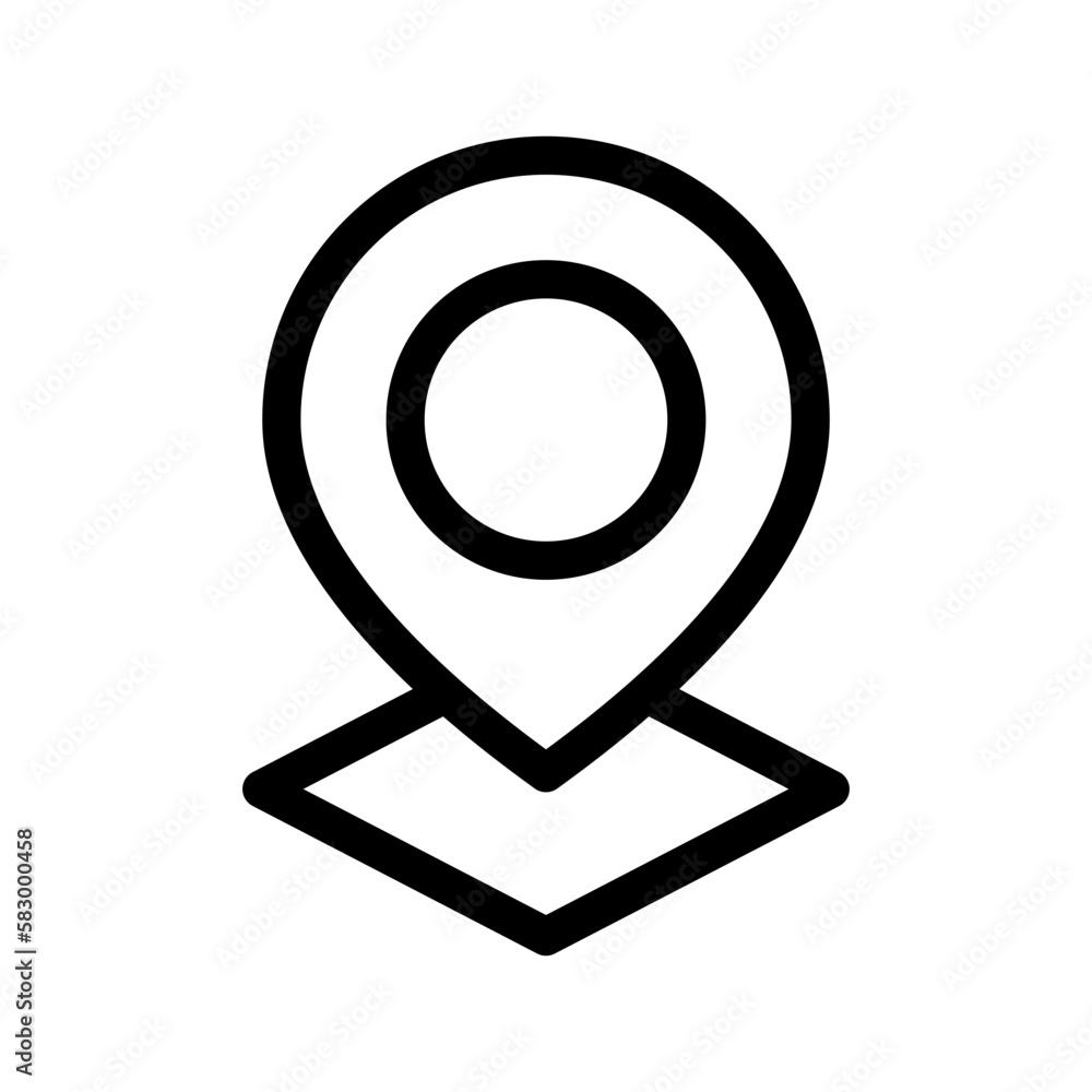 Location Icon Vector Symbol Design Illustration Location Icon Vector Symbol Design Illustration