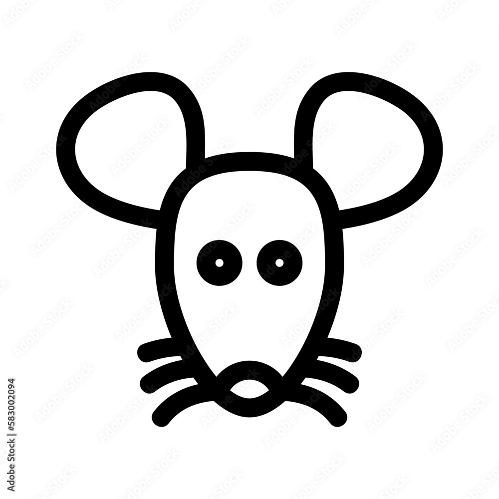 mouse icon or logo isolated sign symbol vector illustration - high quality black style vector icons
