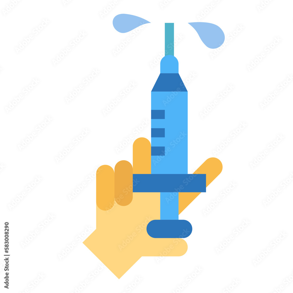 injection flat icon style injection flat icon style