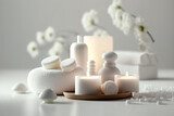 spa composition background. Relax still life, spa wellness concept