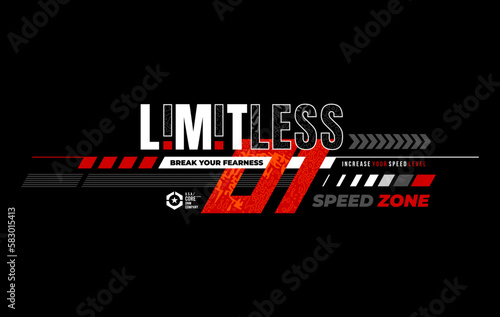 limitless vector typography and design illustration	