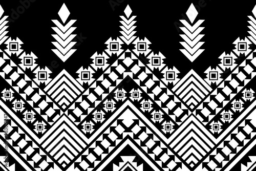 Seamless oriental geometric ethnic pattern for background or wallpaper. Carpet
