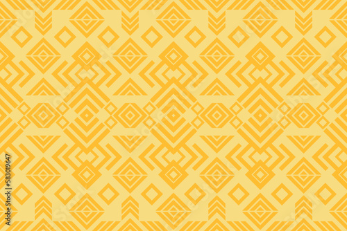 Ethnic fabric pattern Designed from geometric shapes Ethnic Asian style fabric pattern Used for home decoration, carpet work, 