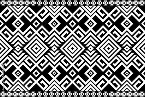 Seamless oriental geometric ethnic pattern for background or wallpaper. Carpet
