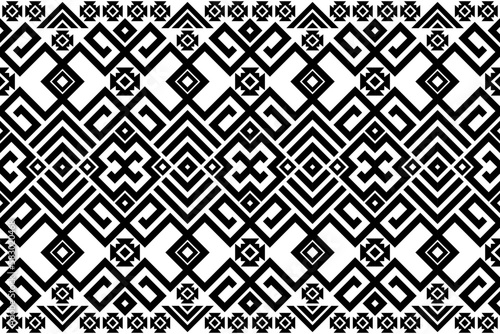 Seamless oriental geometric ethnic pattern for background or wallpaper. Carpet
