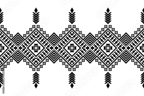 Seamless oriental geometric ethnic pattern for background or wallpaper. Carpet
