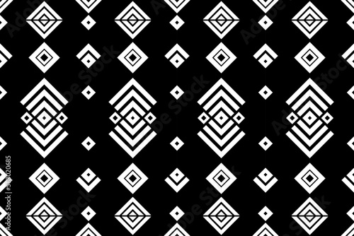 Seamless oriental geometric ethnic pattern for background or wallpaper. Carpet
