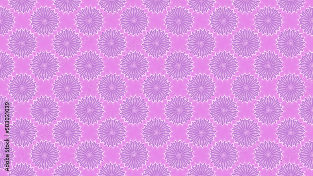 Flower seamless pattern wallpaper. Lilac, purple, white vintage floral ornament. Soft abstract background in pastel colors. Retro illustration. Gentle template for poster, cover, website banner design