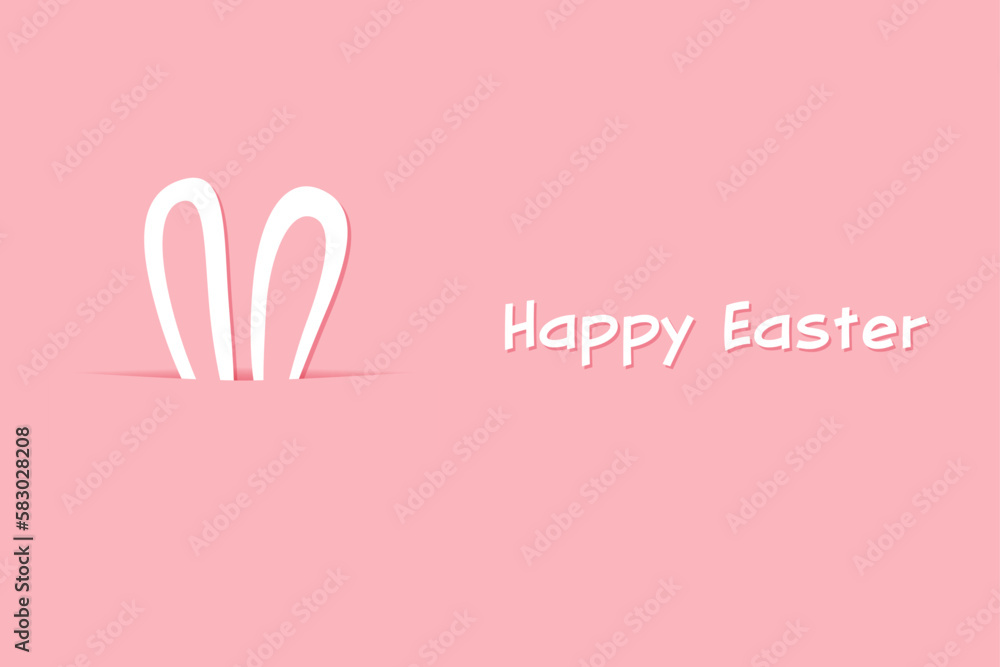 Happy Easter greeting card with egg , rabbit. Easter Bunny. beautiful Easter background, great for Easter Cards, banner, textiles, wallpapers - vector design. Happy Easter greeting card with egg , rabbit. Easter Bunny. beautiful Easter background, great for Easter Cards, banner, textiles, wallpapers - vector design.