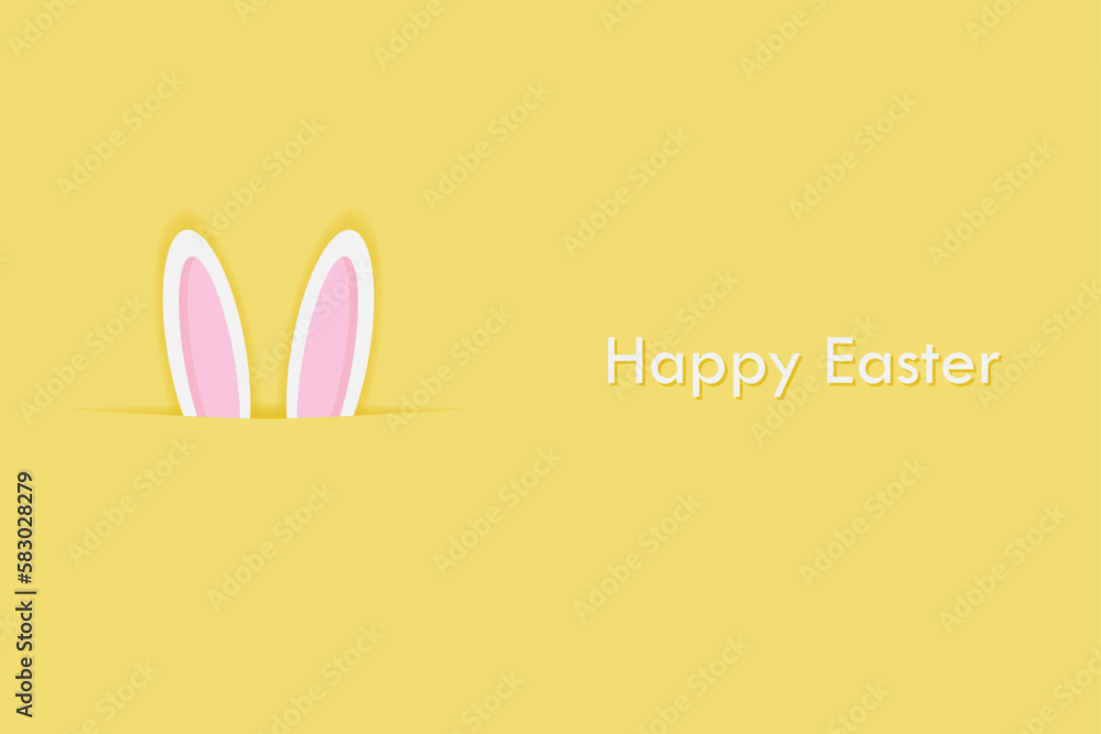 Happy Easter greeting card with egg , rabbit. Easter Bunny. beautiful Easter background, great for Easter Cards, banner, textiles, wallpapers - vector design. Happy Easter greeting card with egg , rabbit. Easter Bunny. beautiful Easter background, great for Easter Cards, banner, textiles, wallpapers - vector design.