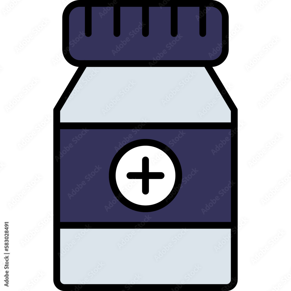 Obraz premium Pills Icon