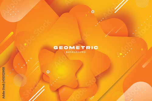 Gradient blob abstract shapes background. Colorful abstract background