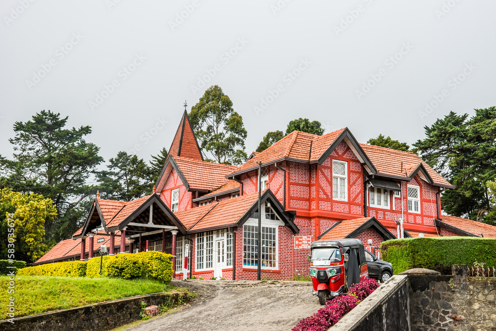 Post office building in the city of Nuwara Eliya, Sri Lanka