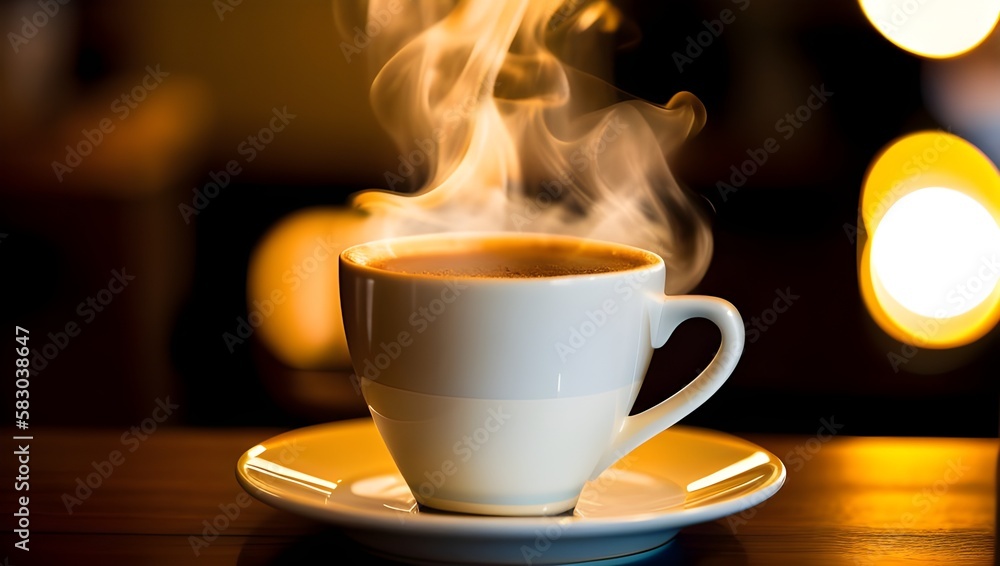 cup of coffee on a table cup of coffee on a table