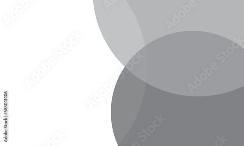 Wallpaper Mural Grey color circles background with overlap layer. For wallpaper, cover, banner, poster, placard and presentation. Gray abstract background for business card and flyer template, vector illustration  Torontodigital.ca