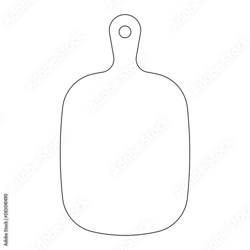 cutting board icon vektor