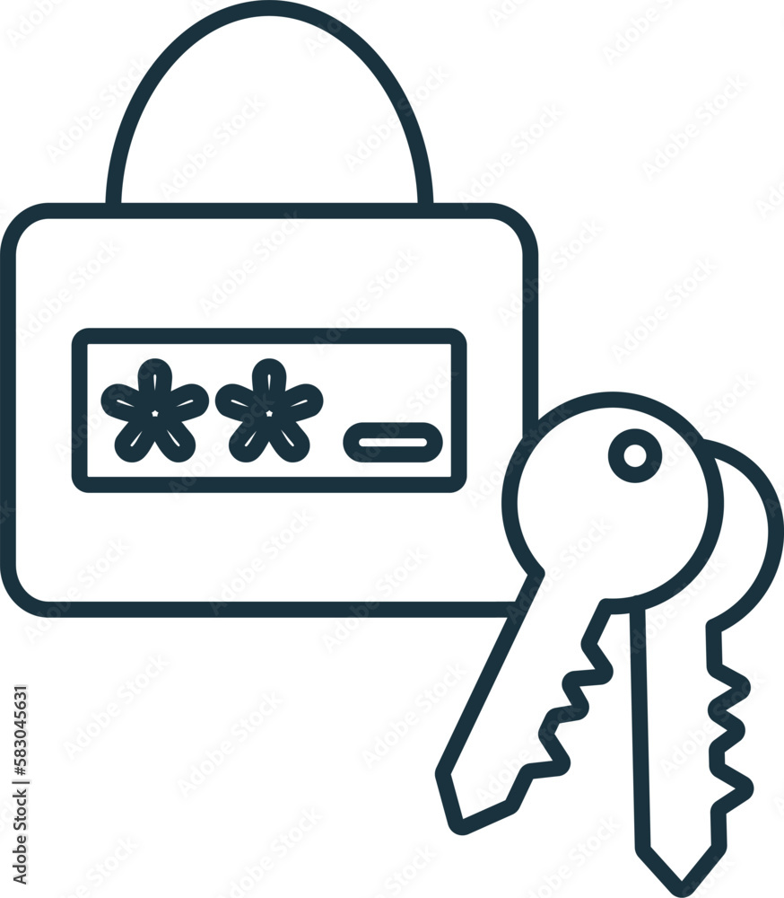 Data Protection line icon. Simple element from internet security collection. Creative Data Protection outline icon for web design, templates, infographics and more Data Protection line icon. Simple element from internet security collection. Creative Data Protection outline icon for web design, templates, infographics and more