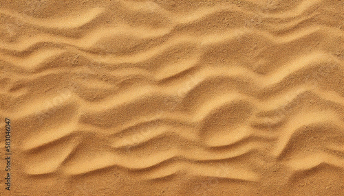A background featuring fine brown sand with a textured and sandy feel, Generative AI