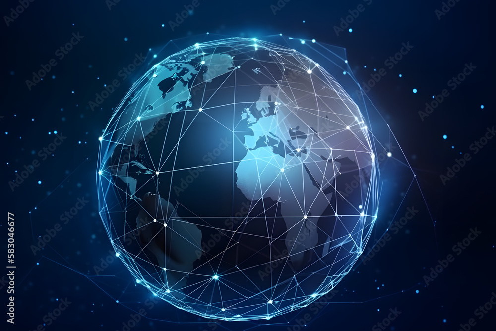 smart digital technology global network connection, buisiness globus, modern data network internet information background smart digital technology global network connection, buisiness globus, modern data network internet information background
