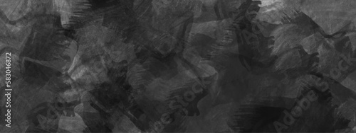 Panorama of Dark grey black slate background or texture. Black granite slabs. Very dark charcoal colors background. Sheet of black paper texture background. Blank black texture surface background, 