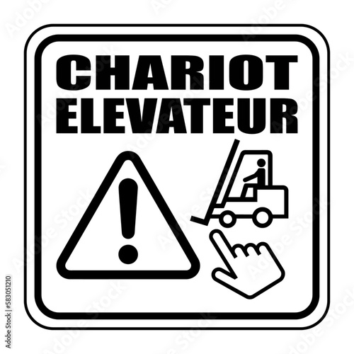 Logo chariot élévateur.