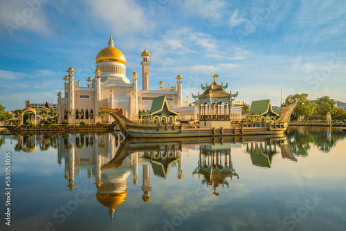 Εκτύπωση καμβά Omar Ali Saifuddien Mosque in Bandar Seri Begawan, brunei darussalam