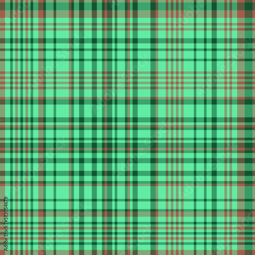 Plaid textile vector. Seamless tartan fabric. Check texture background pattern.