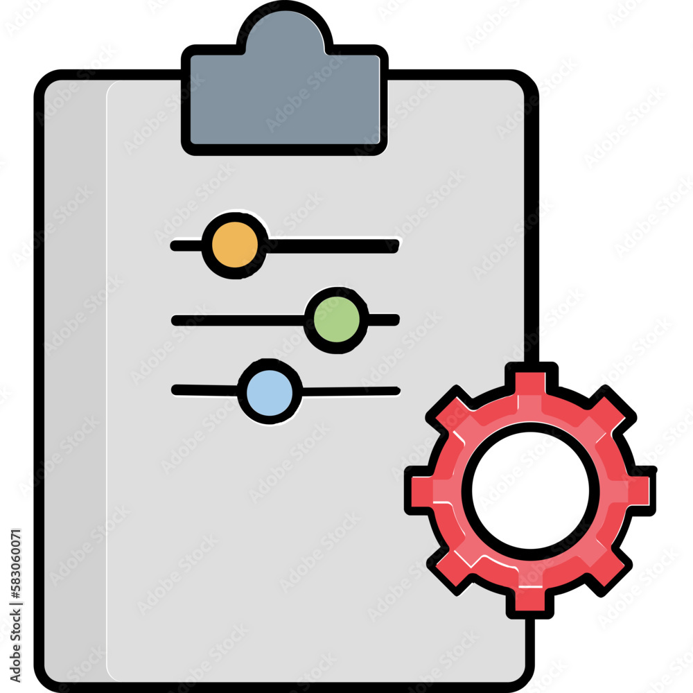 Fototapeta premium Preferences Vector Icon