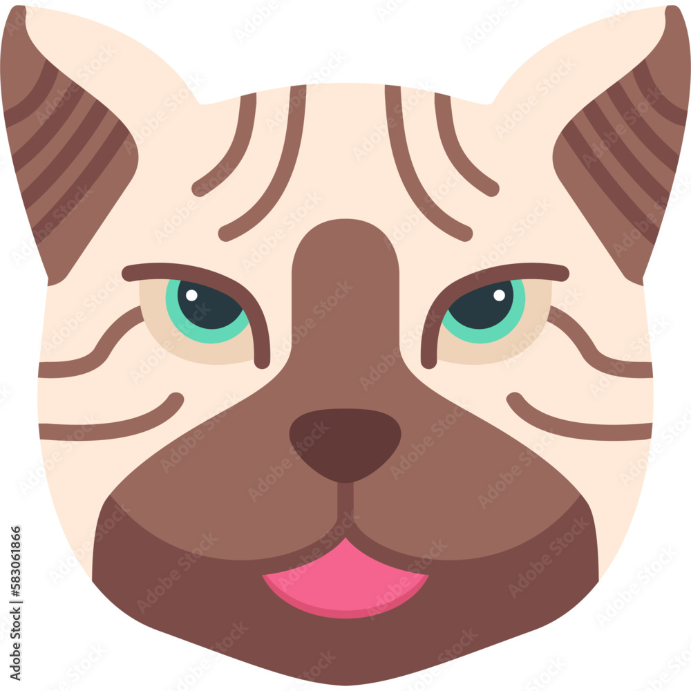 Manx Cat Icon Manx Cat Icon